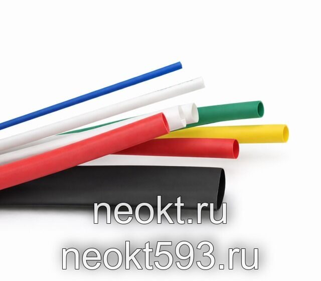 Термоусадочная трубка КЛЕЕВАЯ Ø 4,8 прозрачная (1м)