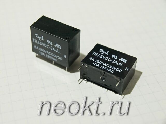 TRJ-05VDC-SA-AL реле (4 контакта)